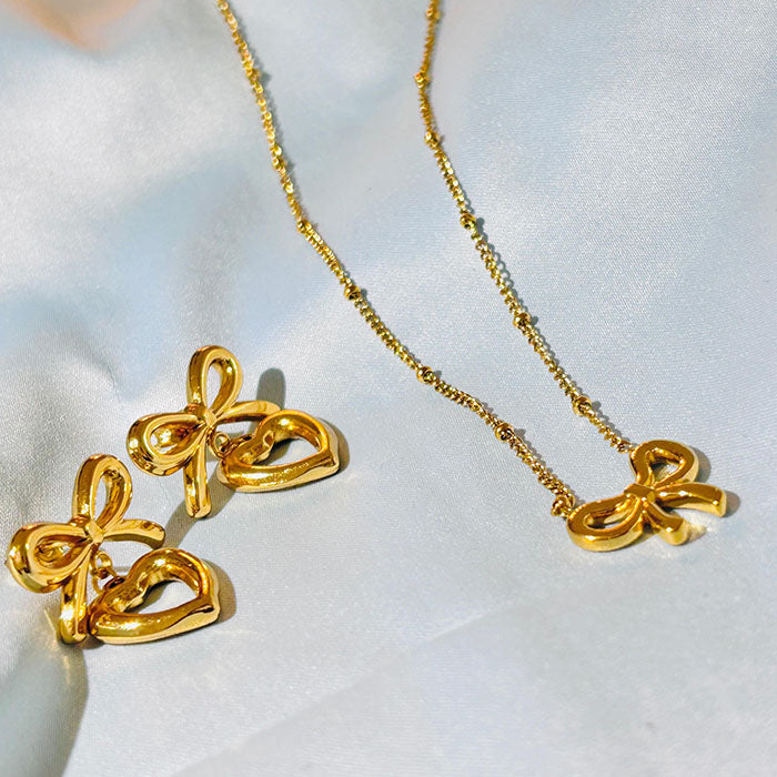 Combo 5 - Bow Earring With Pendant