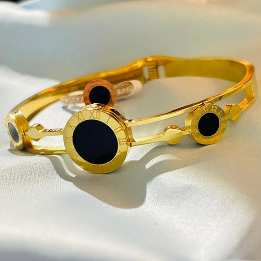 Combo 2 - Golden Bracelet With Ring