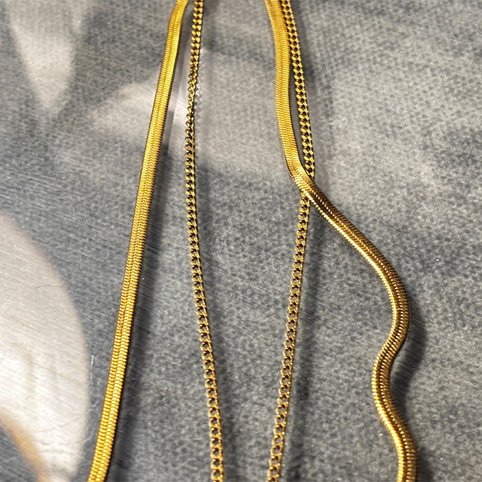 Gold Pendant with Crystal