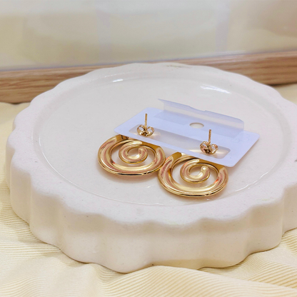 Spiral Statement Earrings