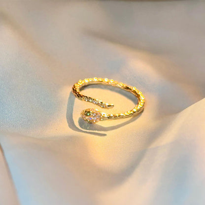 Snake Wrap Ring – Elegant & Edgy