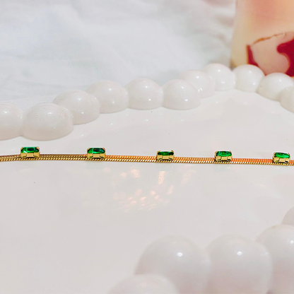 Green Gemstone Bracelet