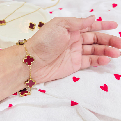 Combo 9 - Clover Jewelry Set - Pendant, Earring & Bracelet