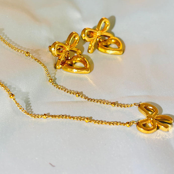 Combo 5 - Bow Earring With Pendant