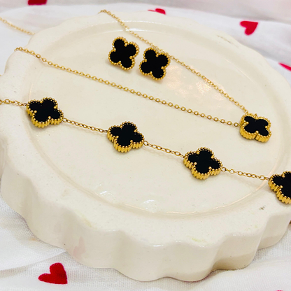 Combo 10 - Clover Jewelry Set - Pendant, Earring & Bracelet