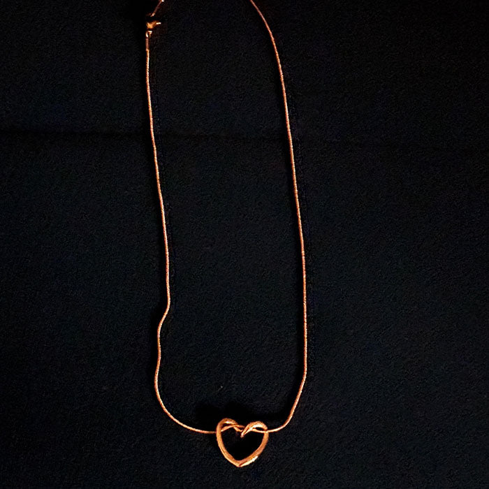 Minimalist Gold Heart Pendant