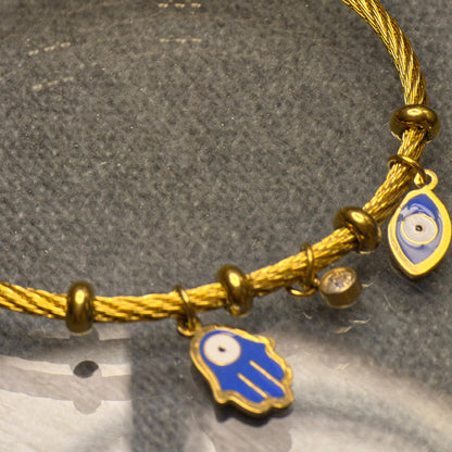 Gold Evil Eye