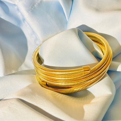 Multi-Layer Coil Bracelet
