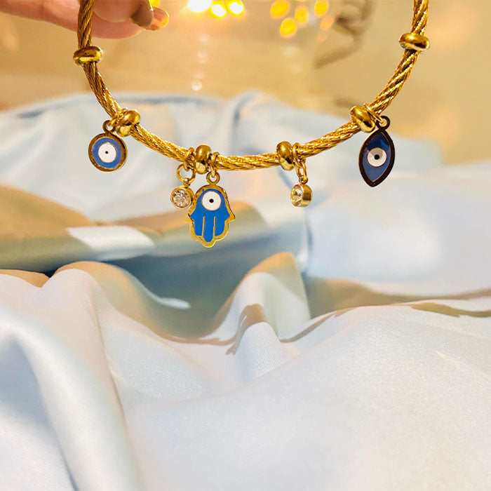 Gold Evil Eye