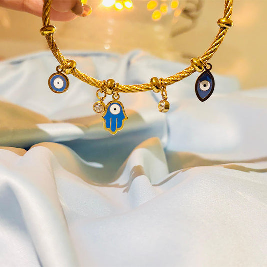 Gold Evil Eye