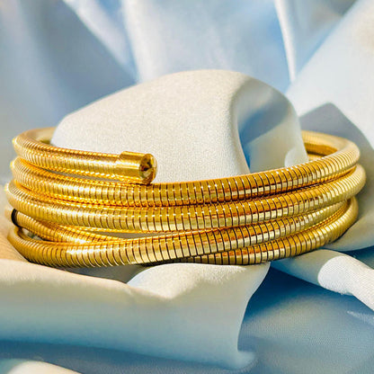 Multi-Layer Coil Bracelet