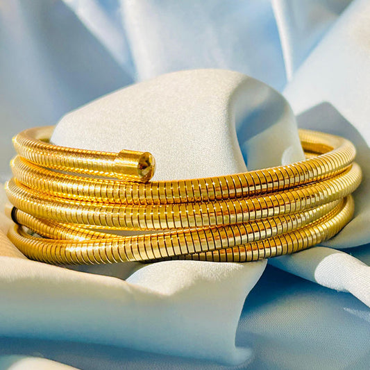Multi-Layer Coil Bracelet