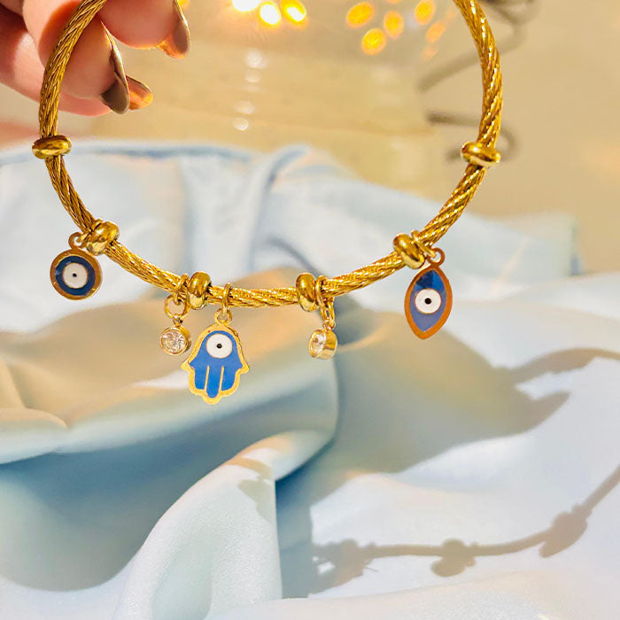 Gold Evil Eye